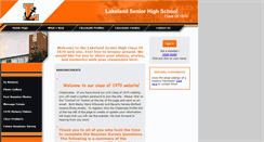 Desktop Screenshot of lhsclassof70.com